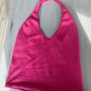 Urban outfitters pink crop top